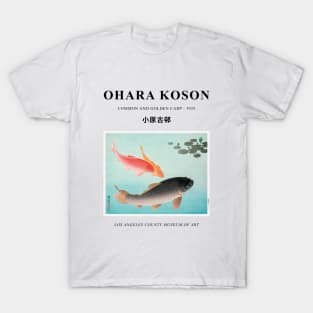 Ohara Koson Goldfish Japanese Exhibition Wall Art T-Shirt